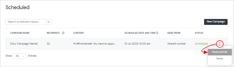 Scheduling